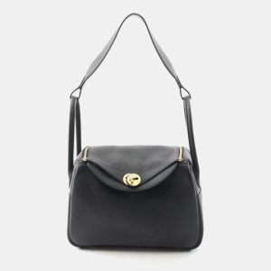 Hermes Black Taurillon Clemence Leather Lindy 26 Shoulder Bag, Shoulder Bags - Luxury Closet catalog
