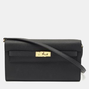 Herm&egrave;s Noir Epsom Leather Kelly To Go Wallet, Wallets & Money Clips - Luxury Closet catalog