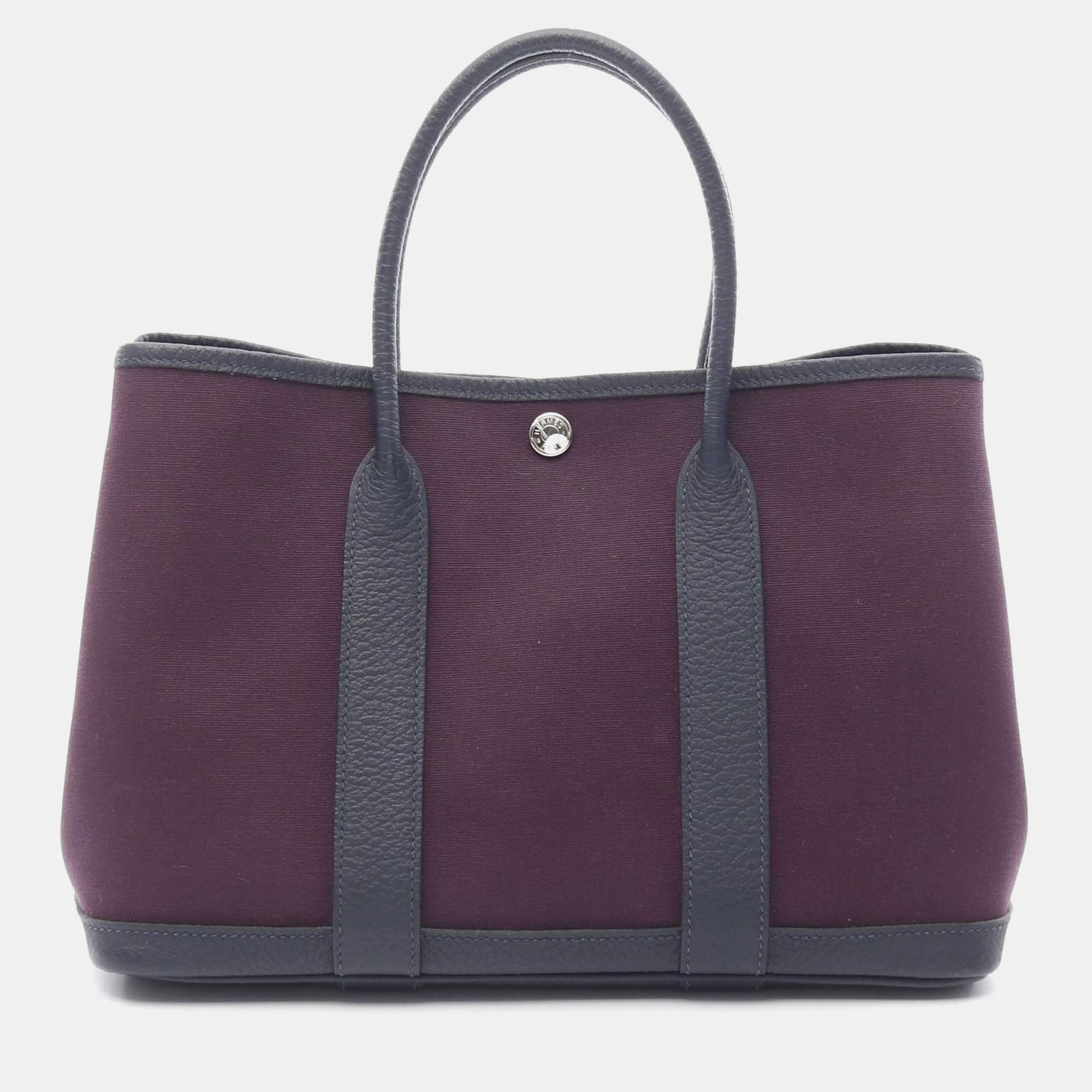 Hermes Garden Party TPM Cassis Negonda Leather Tote Bag, Tote Handbags - Luxury Closet catalog