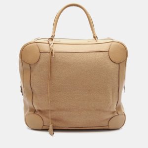 Hermes Omnibus GM Tabac Taurillon Clemence Wool Top Handle Bag, Tote Handbags - Luxury Closet catalog