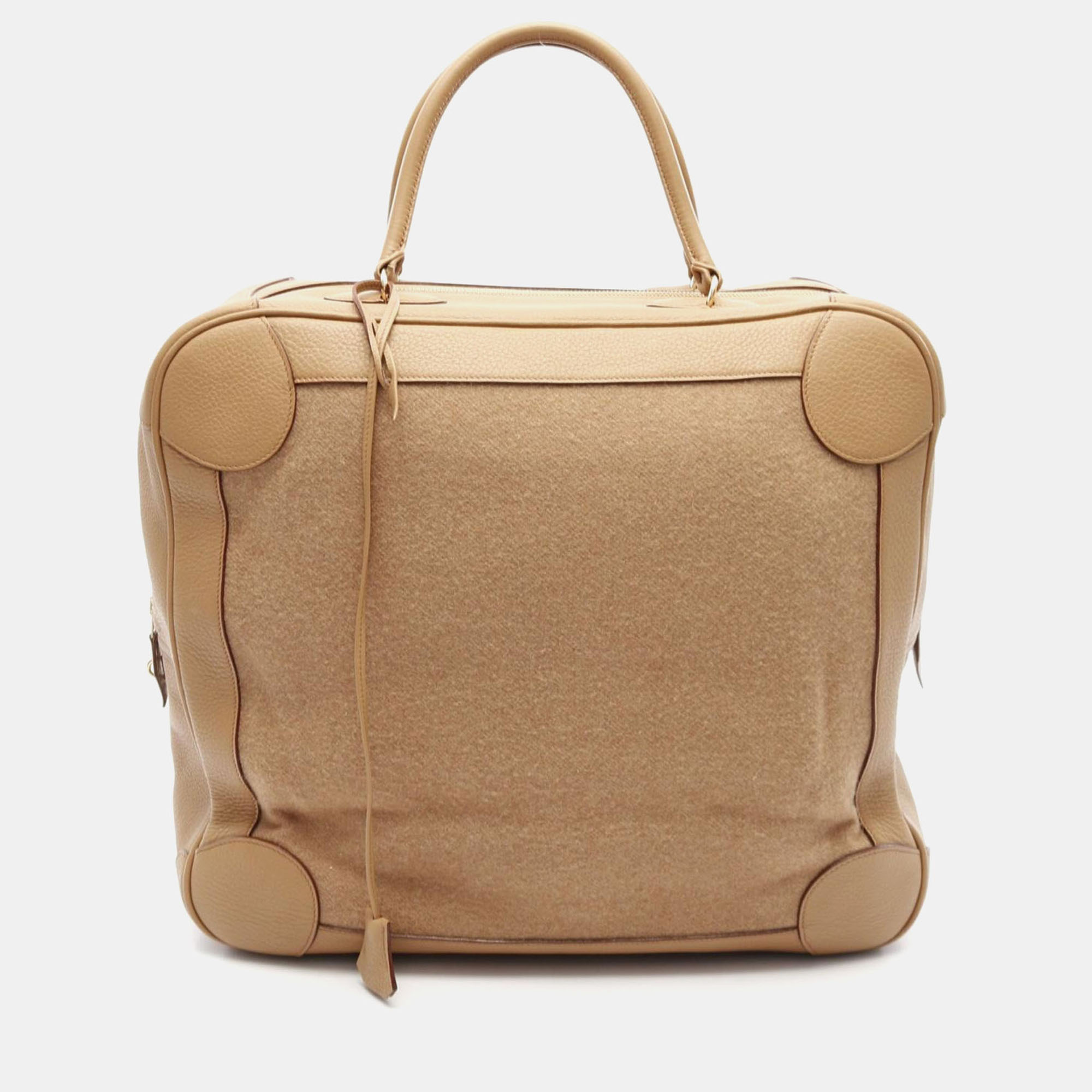 Hermes Omnibus GM Tabac Taurillon Clemence Wool Top Handle Bag, Tote Handbags - Luxury Closet catalog