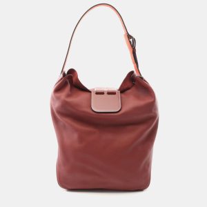 Hermes Virevolte Bordeaux Swift Leather Shoulder Bag, Tote Handbags - Luxury Closet catalog