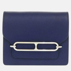 Hermes Roulis Evercolor Blue Saphir Zephyr Coin Case, Wallets & Money Clips - Luxury Closet catalog