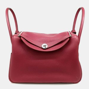 Hermes Lindy 34 Red Leather bag, Tote Handbags - Luxury Closet catalog