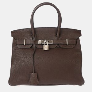 Hermes Birkin 30 Chocolat Togo Handbag, Tote Handbags - Luxury Closet catalog