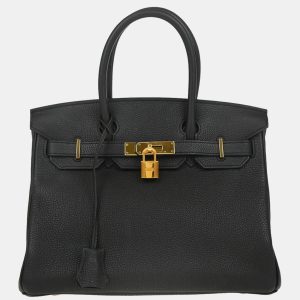 Hermes Birkin 30 Black Togo Leather Handbag, Tote Handbags - Luxury Closet catalog