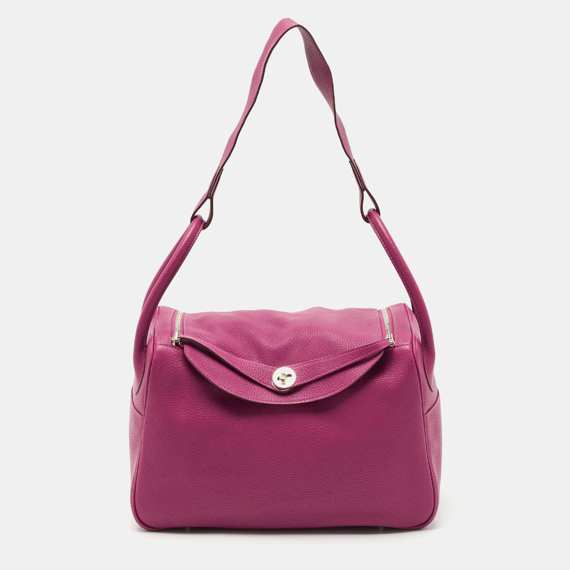 Hermes Tosca Taurillon Clemence Leather Palladium Finish Lindy 34 Bag, Shoulder Bags - Luxury Closet catalog