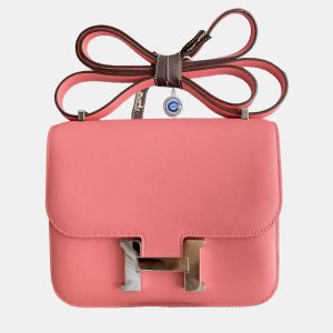 Hermes Constance 19 Rose Lipstick Swift Leather Shoulder Bag, Handbags - Luxury Closet catalog