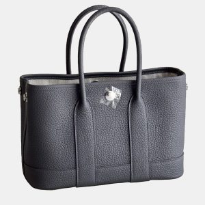 Hermes Neo Garden 23 Slate Grey Leather Handbag, Tote Handbags - Luxury Closet catalog