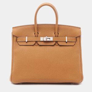 Hermes Birkin 25 Sesame Togo Leather Handbag, Tote Handbags - Luxury Closet catalog