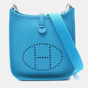 Hermes Evelyne TPM Amazon Blue Frida Y Taurillon Clemence Bag, Tote Handbags - Luxury Closet catalog