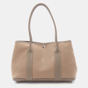 Hermes Garden Party PM Etoupe Officier Canvas Negonda Tote Bag, Tote Handbags - Luxury Closet catalog