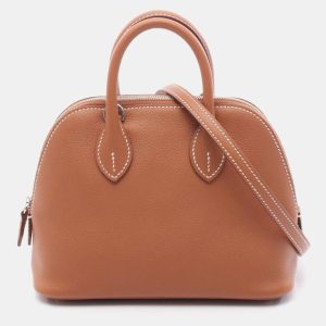 Hermes Bolide 1923 Mini Gold Leather Handbag, Satchels - Luxury Closet catalog