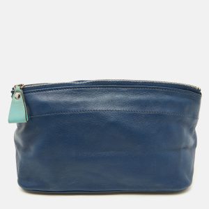Hermes Bleu Navy Swift Leather Tohubohu Pouch MM Bag, Clutches & Special Occasion Bags - Luxury Closet catalog
