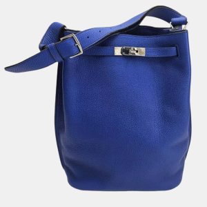 Hermes So Kelly 26 Blue Togo Leather Shoulder Bag, Satchels - Luxury Closet catalog