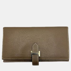 Hermes Bearn Taupe Epsom Leather Wallet, Wallets & Money Clips - Luxury Closet catalog