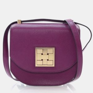 Hermes Mosaique AU 24 Purple Chevre Shoulder Bag, Handbags - Luxury Closet catalog