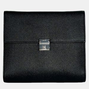 Hermes Portefeuille-Sac Clic 16 Veau Epsom 89 Noir in PHW, Wallets & Money Clips - Luxury Closet catalog
