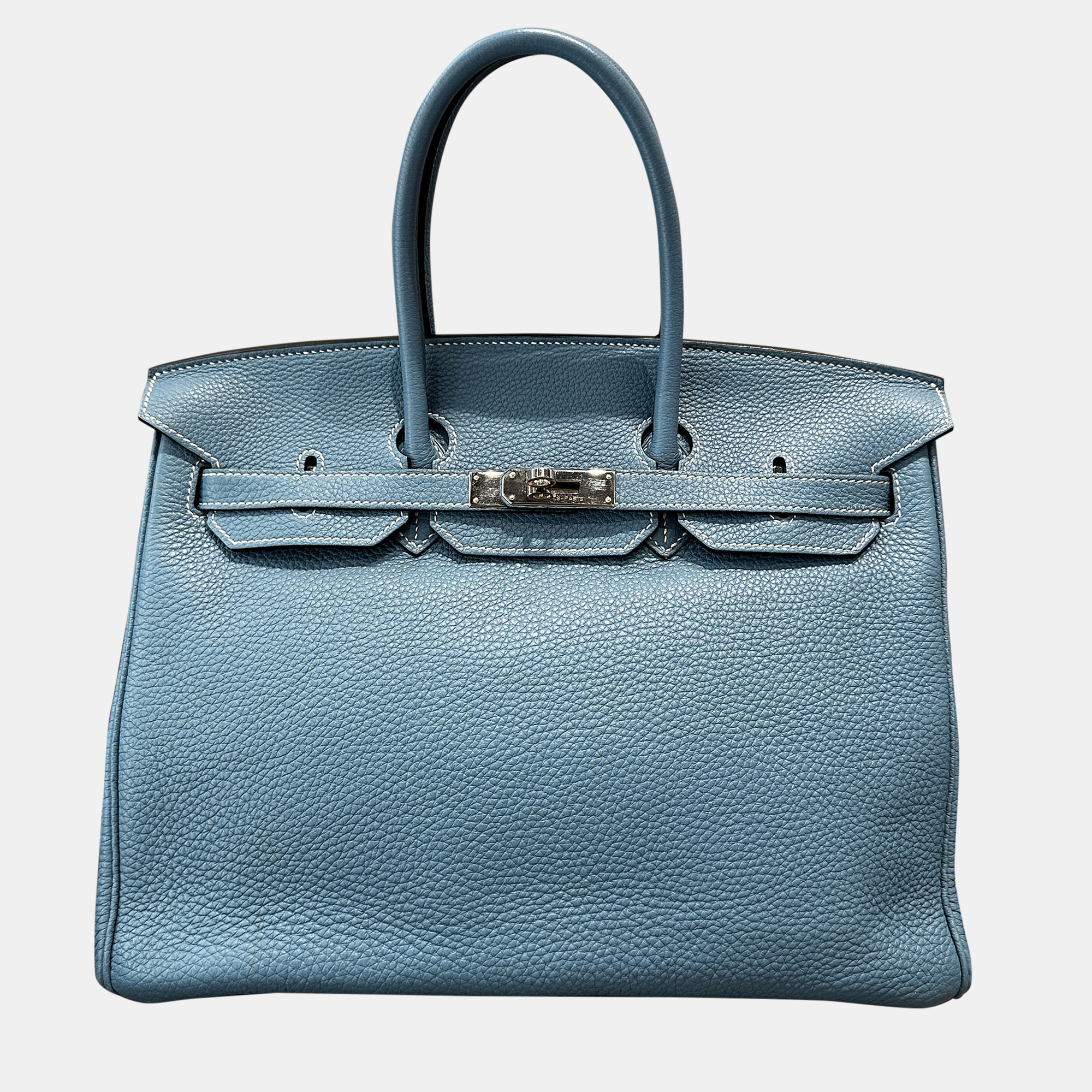 Hermes Birkin 35 Blue Togo Leather Tote Bag, Tote Handbags - Luxury Closet catalog