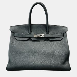 Hermes Birkin 35 Pine Green Togo Leather Handbag, Tote Handbags - Luxury Closet catalog
