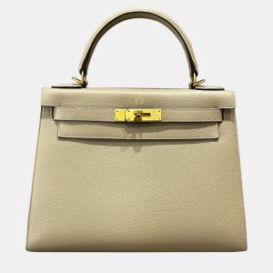 Hermes Kelly 28 Trench Epsom Leather Handbag, Satchels - Luxury Closet catalog