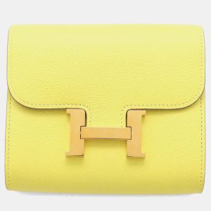 Hermes Constance Slim Lime Evercolor Wallet, Handbags - Luxury Closet catalog
