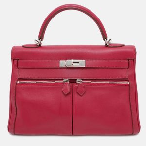 Hermes Kelly 32 Ruby Swift Leather Handbag, Satchels - Luxury Closet catalog