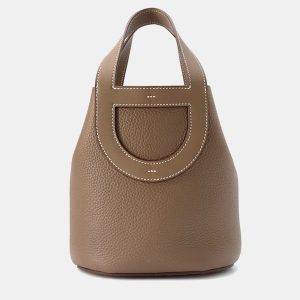 Hermes In-The-Loop 18 Etoupe Taurillon Clemence Swift Leather Tote Bag, Tote Handbags - Luxury Closet catalog