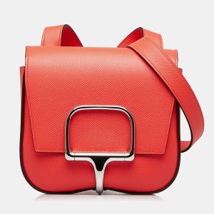 Hermes Mini Della Cavalleria Pink Tone Epsom Leather Shoulder Bag, Handbags - Luxury Closet catalog