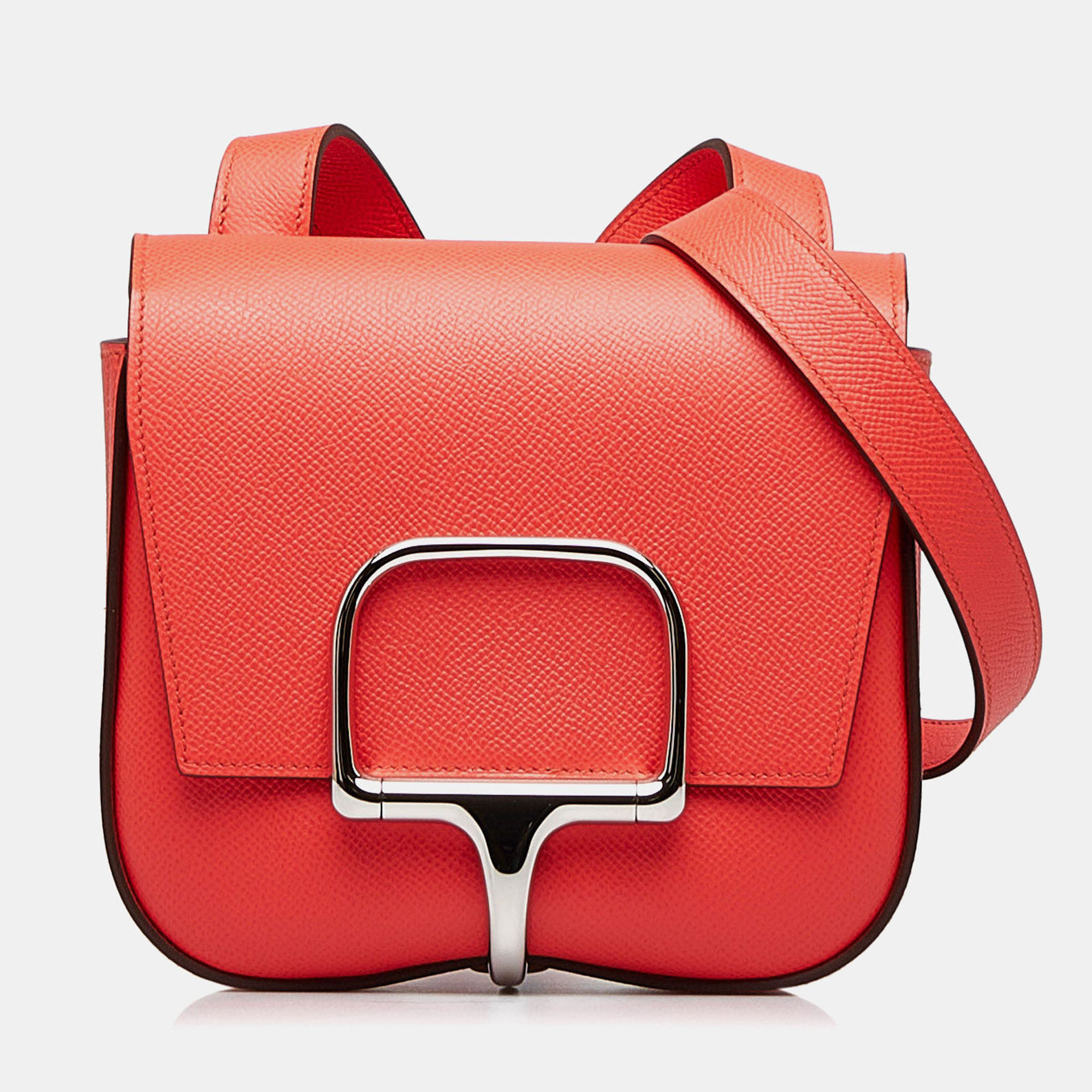 Hermes Mini Della Cavalleria Pink Tone Epsom Leather Shoulder Bag, Handbags - Luxury Closet catalog