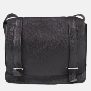 Hermes Steve Caporal 27 Blue Ocean Taurillon Clemence Shoulder Bag, Tote Handbags - Luxury Closet catalog