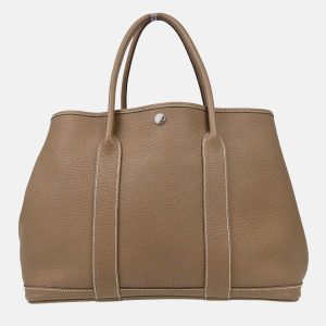 Hermes Garden Party 36 PM Etoupe Gray Negonda Tote Handbag, Tote Handbags - Luxury Closet catalog