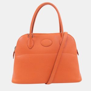 Hermes Orange Epsom Leather Bolide 27 Handbag, Satchels - Luxury Closet catalog