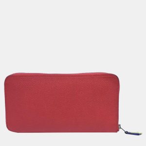 Hermes Rose Jaipur Epsom Leather Azap Silk In Zip Around Wallet, Wallets & Money Clips - Luxury Closet catalog