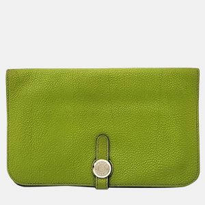 Hermes Vert Anis Togo Dogon Long Wallet, Wallets & Money Clips - Luxury Closet catalog