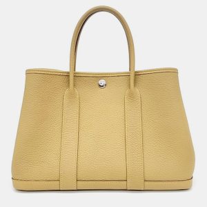 Hermes Beige Negonda Leather Garden Party 30 Tote Bag, Tote Handbags - Luxury Closet catalog