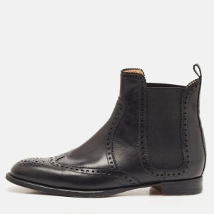 Hermes Black Leather Brighton Ankle Length Boots Size 37, Boots - Luxury Closet catalog