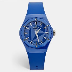 Hublot Blue Ceramic Rubber Classic Fusion Orlinski 550.ES.5100.RX.ORL21 Unisex Wristwatch 40 mm, Watches - Luxury Closet catalog