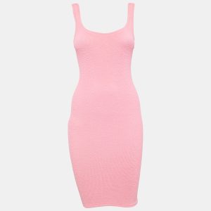 Hunza G Pink Textured Jersey Tank Top S, Shirts & Tops - Luxury Closet catalog