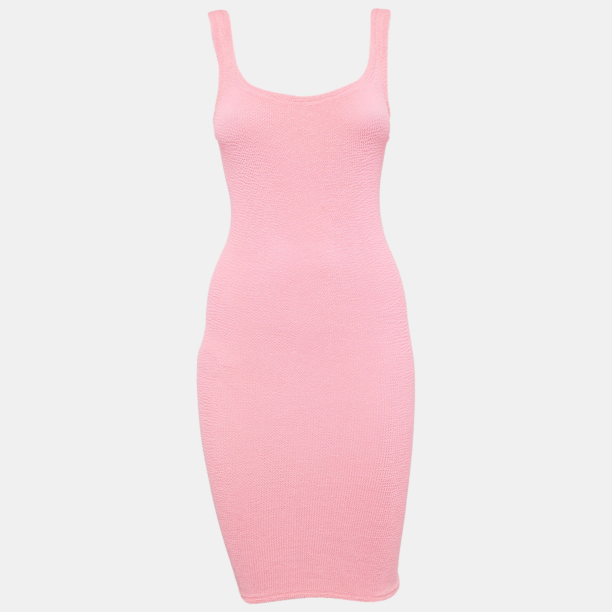 Hunza G Pink Textured Jersey Tank Top S, Shirts & Tops - Luxury Closet catalog