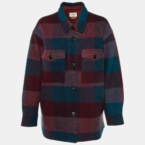 Isabel Marant Etoile Multicolor Patterned Wool Blend Oversized Jacket S, Coats & Jackets - Luxury Closet catalog