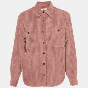 Isabel Marant &Eacute;toile Pink Corduroy Oversized Dexo Shirt S, Shirts & Tops - Luxury Closet catalog