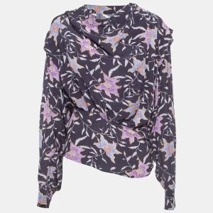 Isabel Marant Etoile Floral Print Crepe Oxel Blouse S, Shirts & Tops - Luxury Closet catalog