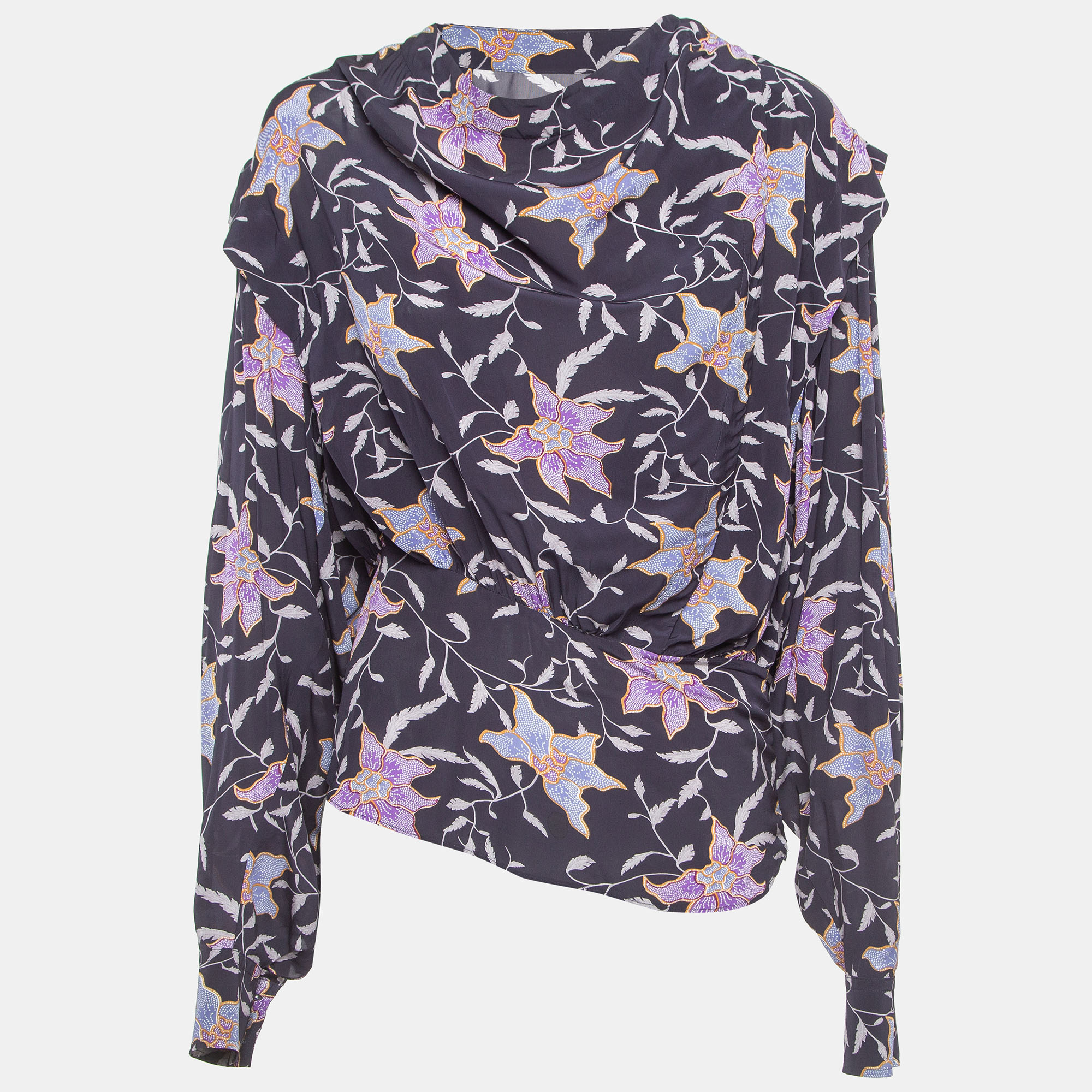 Isabel Marant Etoile Floral Print Crepe Oxel Blouse S, Shirts & Tops - Luxury Closet catalog