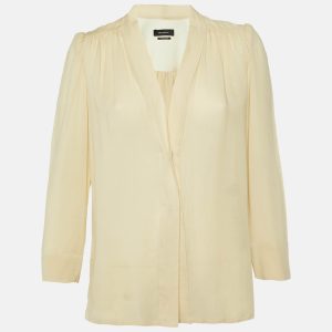 Isabel Marant Beige Cotton Blend Button Front Blouse S, Shirts & Tops - Luxury Closet catalog