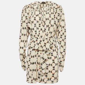 Isabel Marant Beige Printed Silk Blouse and Skirt Set S, Suits - Luxury Closet catalog