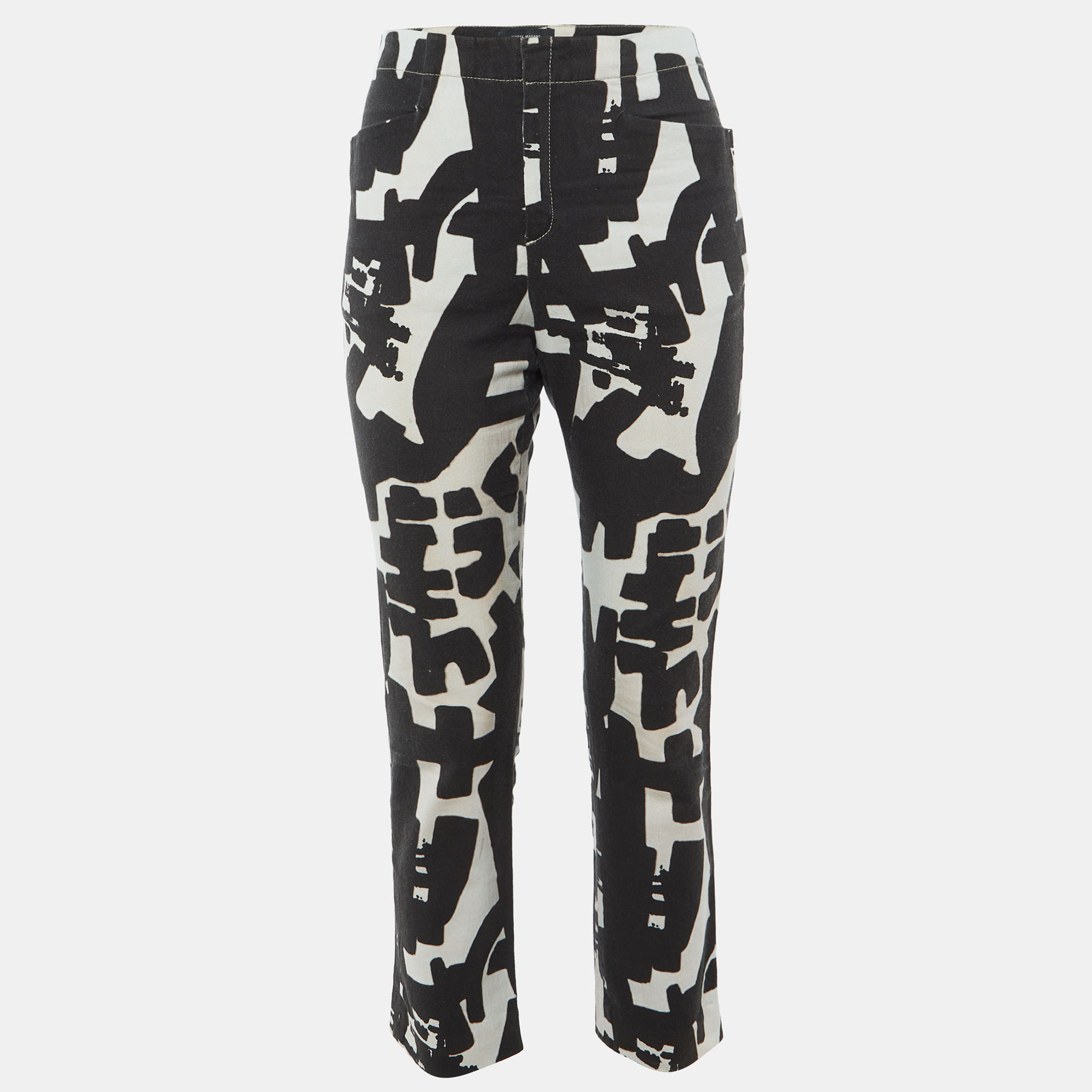 Isabel Marant Monochrome Printed Cotton Regular Fit Jeans M/Waist 31", Jeans - Luxury Closet catalog
