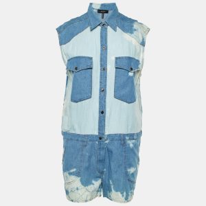Isabel Marant Blue Faded Blue Sleeveless Playsuit M, Suits - Luxury Closet catalog