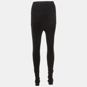 Isabel Marant Black Suede Paneled Leggings S, Clothing - Luxury Closet catalog