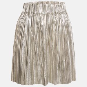 Isabel Marant Silver Plisse Delpha Mini Skirt S, Skirts - Luxury Closet catalog